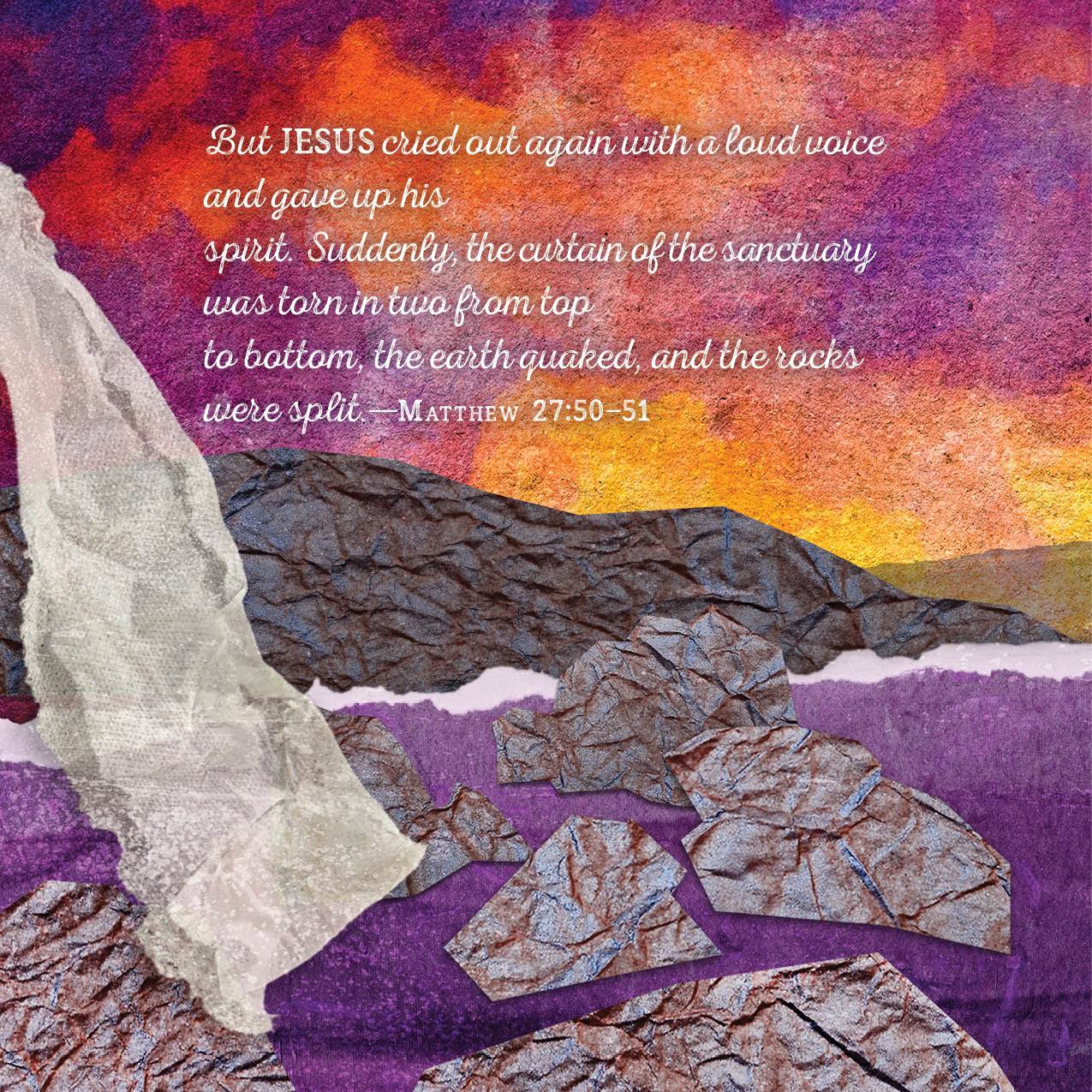B&H Publishing Group - Jesus shouted again with a loud voice and gave ...