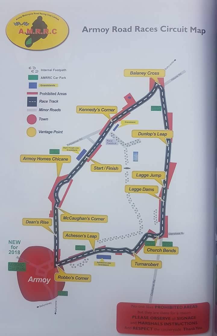 AMRRC - ** Circuit Map / Vantage Points / Car Parks