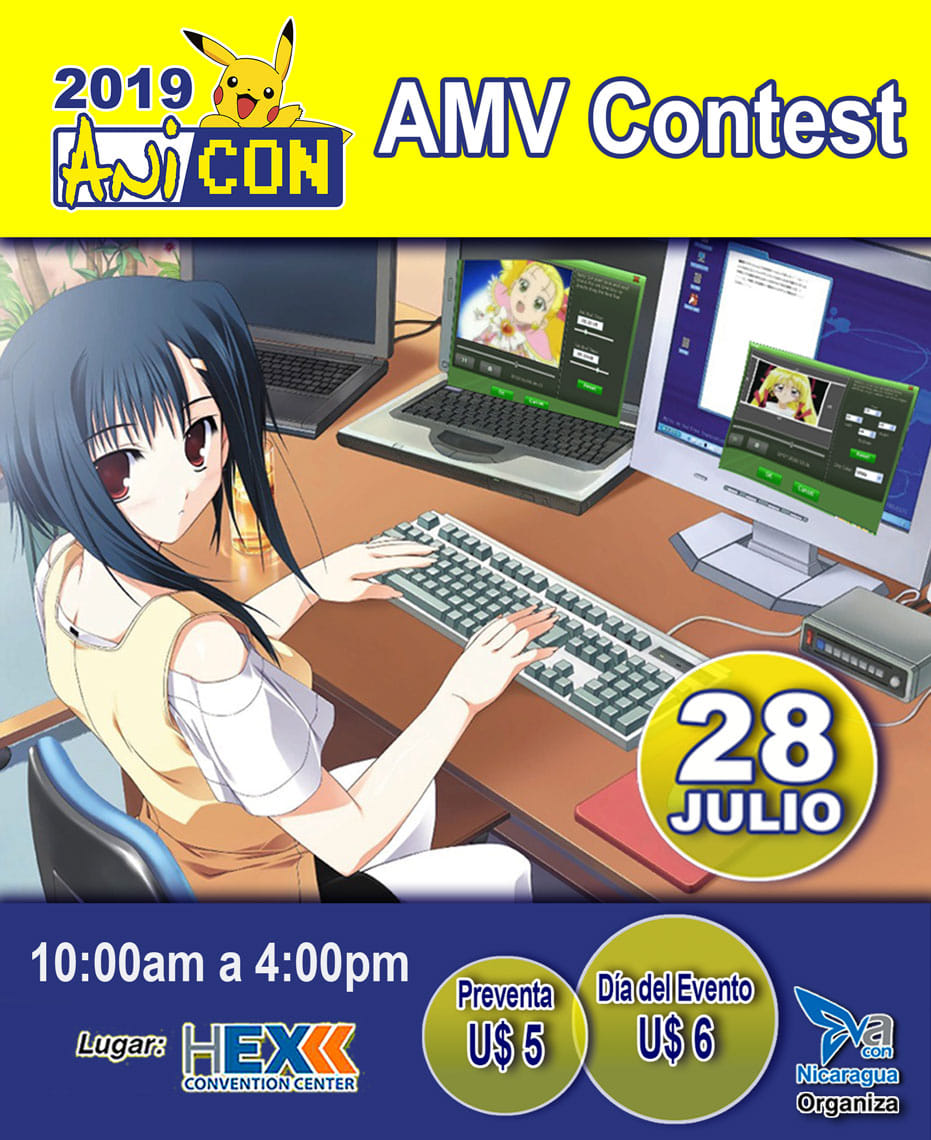 AniCon 2019 💻🎧Actividad: AMV Contest 🎧💻... - EVACON Nicaragua | Facebook