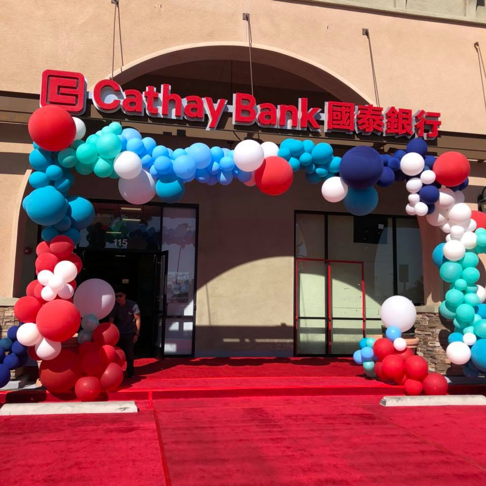 Cathay Bank - We are all set and ready for ribbon cutting...