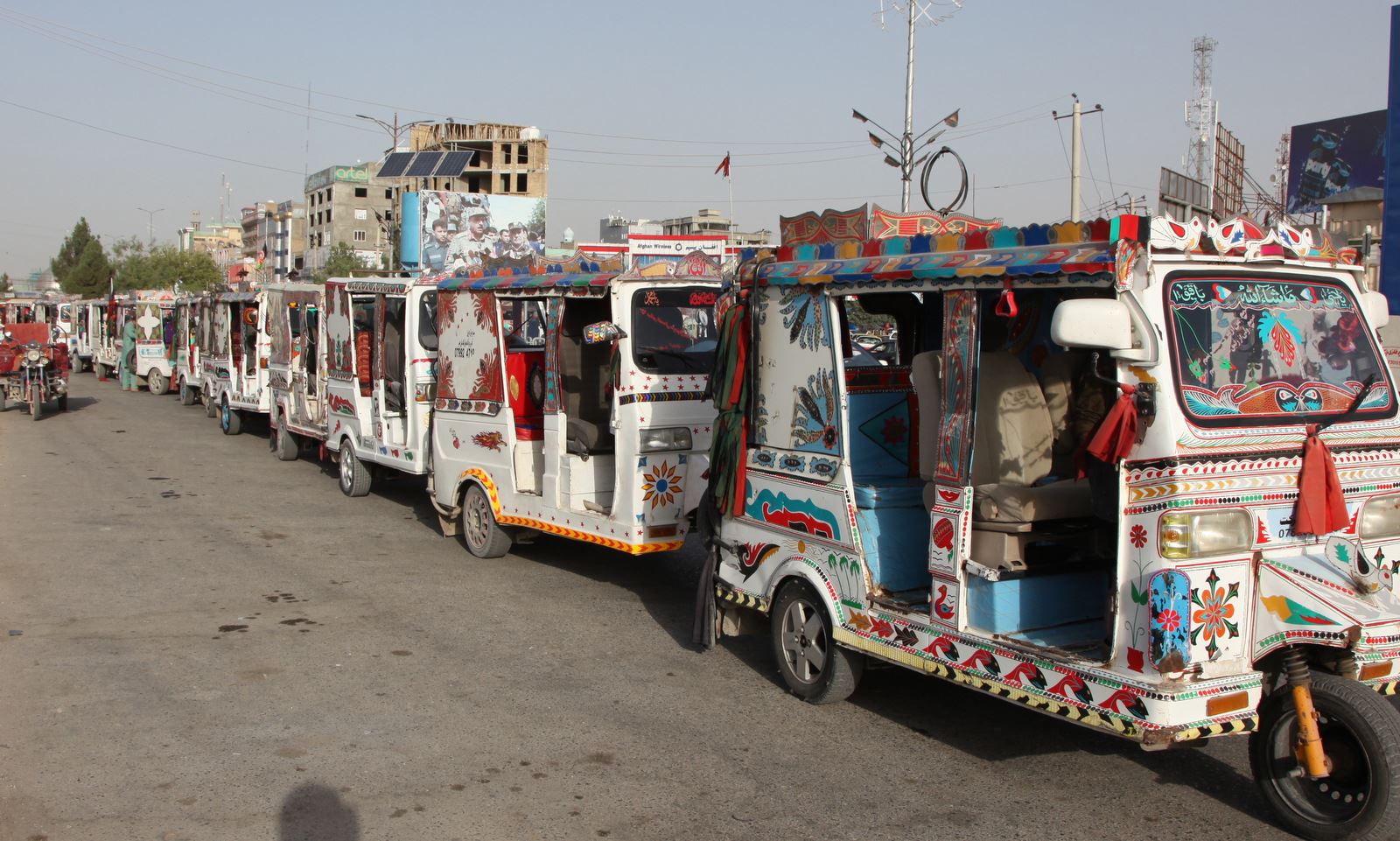 UNAMA News - A fleet of rickshaws in Mazar-e-Sharif.... | Facebook