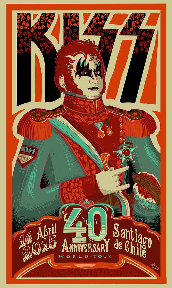 KISS 40th anniversary tour book collection series