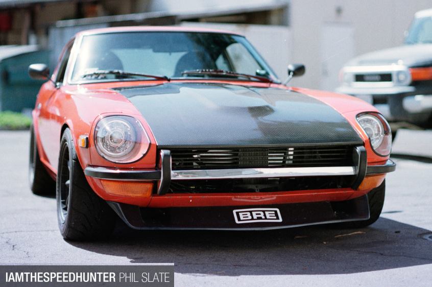 Larry Chen's Datsun 240Z project and visit with Peter Brock