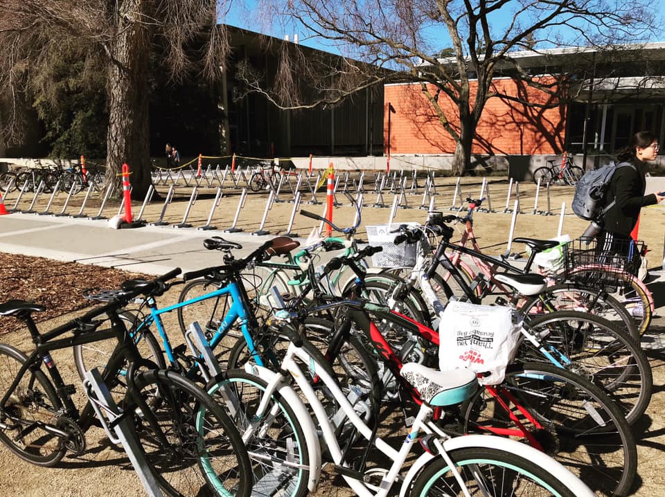 The bike racks are... - UC Davis Transportation Services