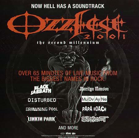 Ozzfest 2001 CD #tbt