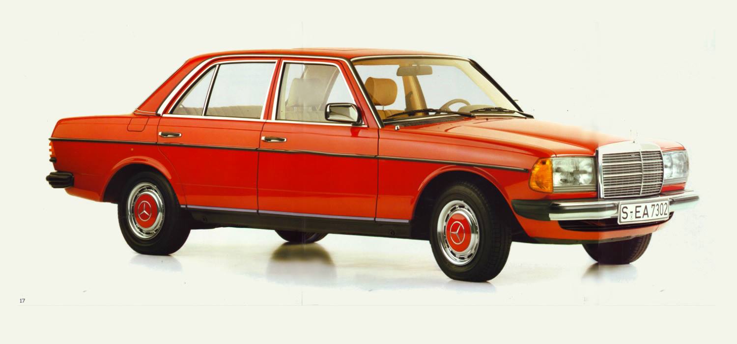 Mercedes-Benz W123 Japanese market brochure