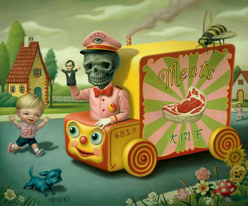 本 ビンテージ 2001年Mark Ryden Anima Mundi 大肉天 画集