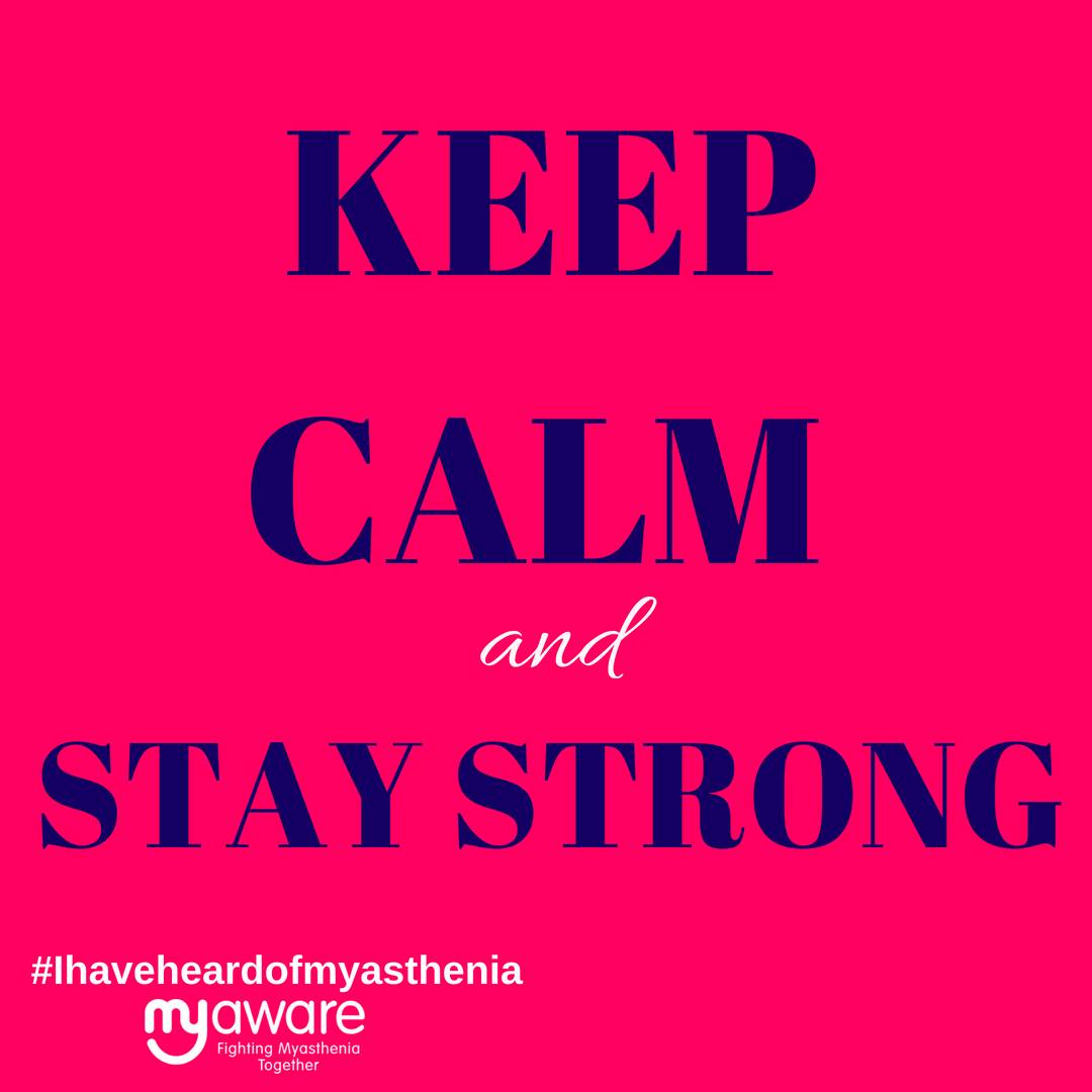 People have many... - Myaware Fighting Myasthenia Together