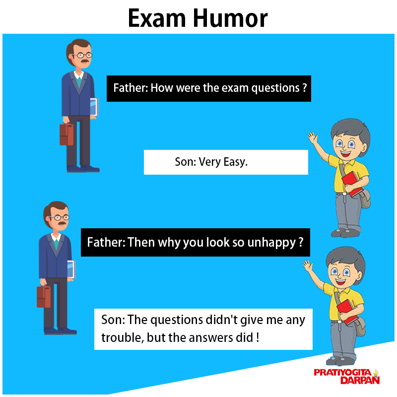 The Questions in exams are always easy, but what about the answers ...