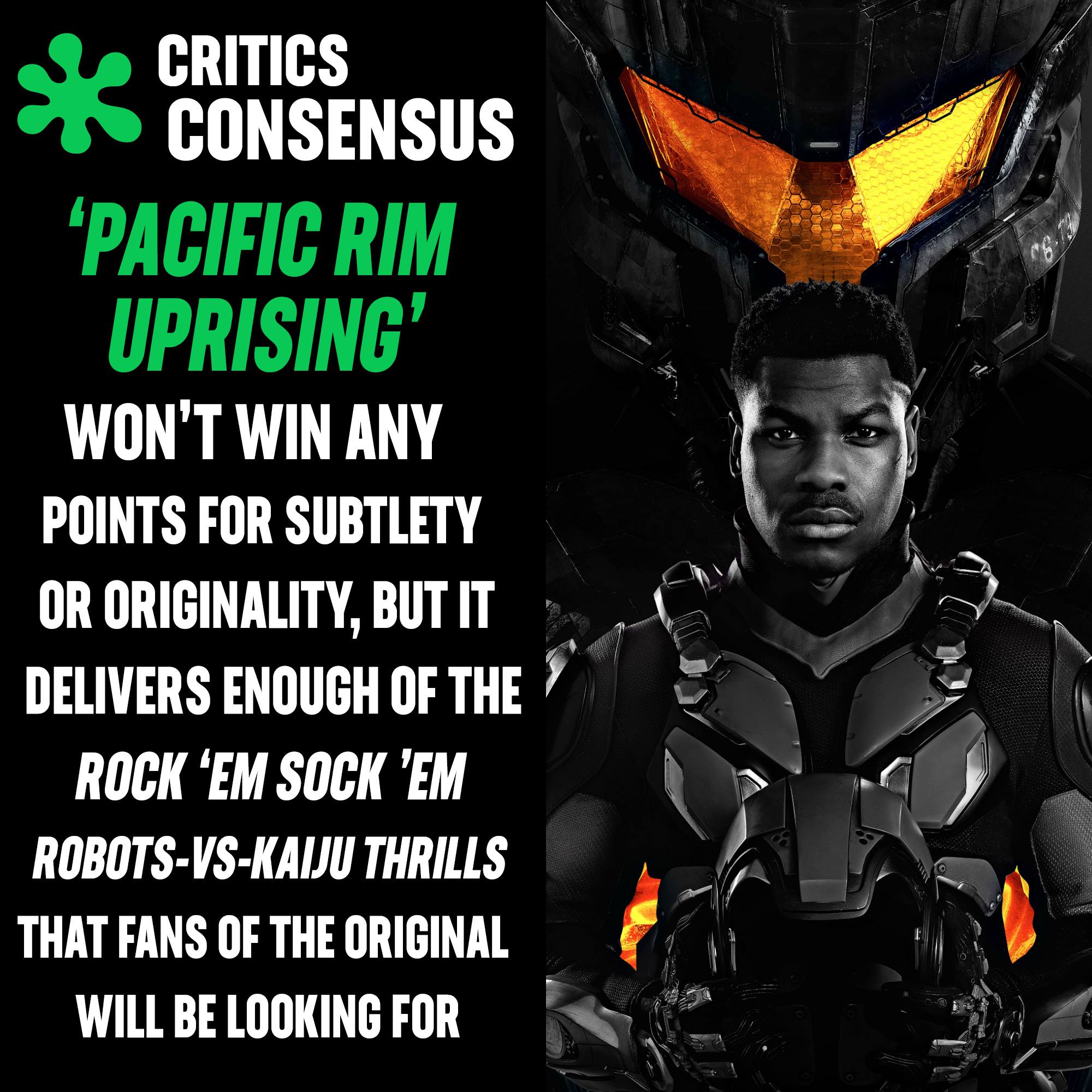 Rotten Tomatoes - Pacific Rim: Uprising is currently... | Facebook