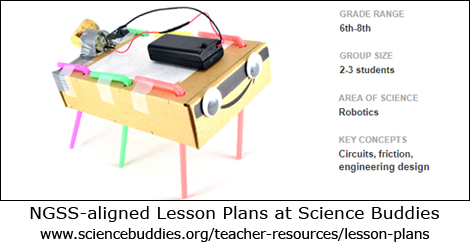Science Buddies - Junkbots - free #NGSS-aligned #lessonplan for student ...