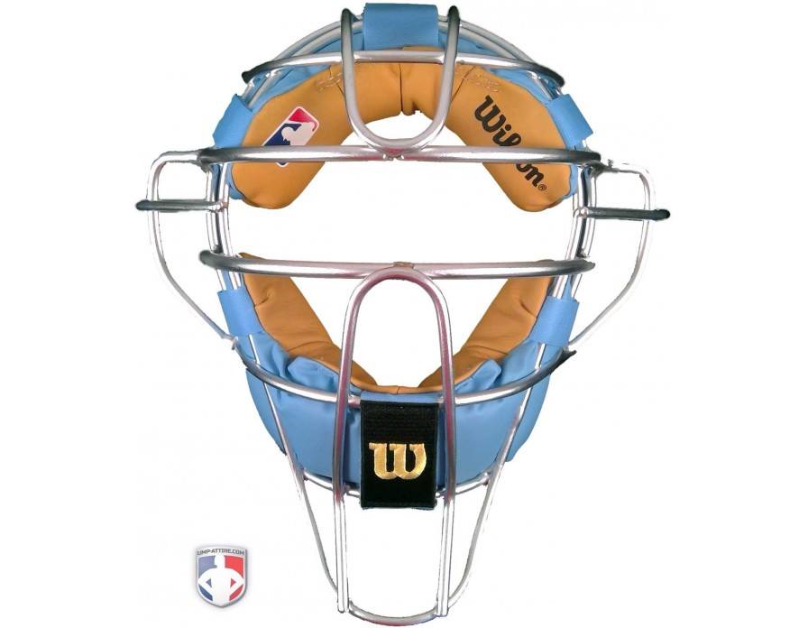 Masque D'arbitre De Baseball/softball Wilson Dyna-Lite Aluminium - Taille Standard 10 Pouces - Occasion Bon état - Léger Et Rembourré