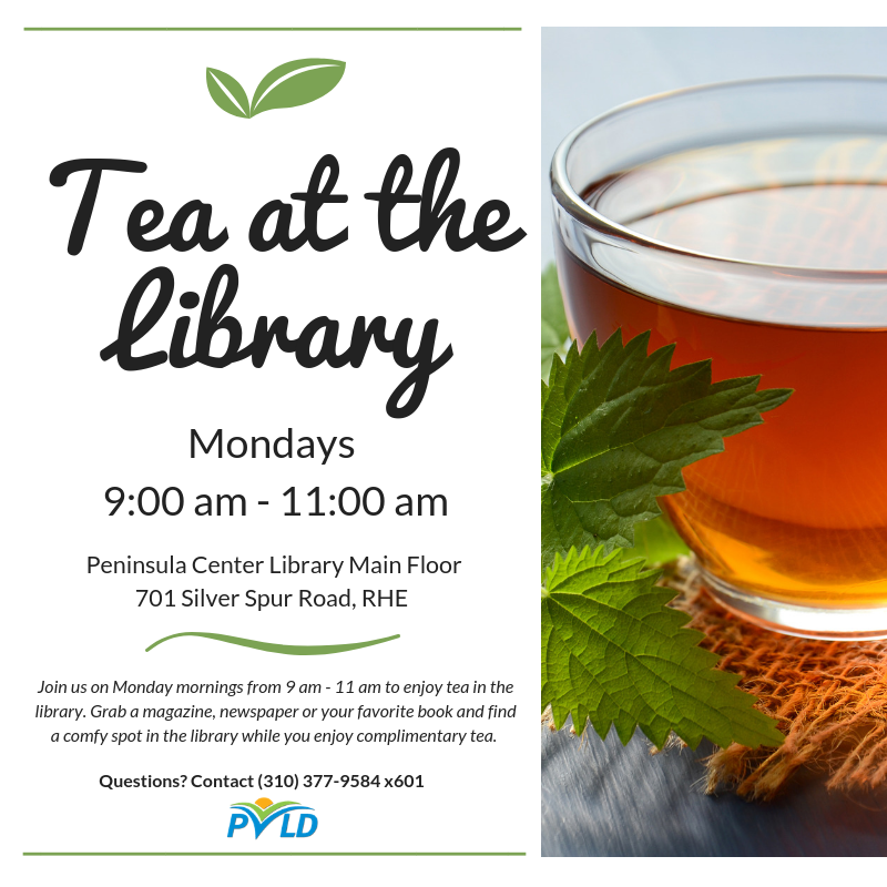 Palos Verdes Library District - It's Monday and that means it's time ...