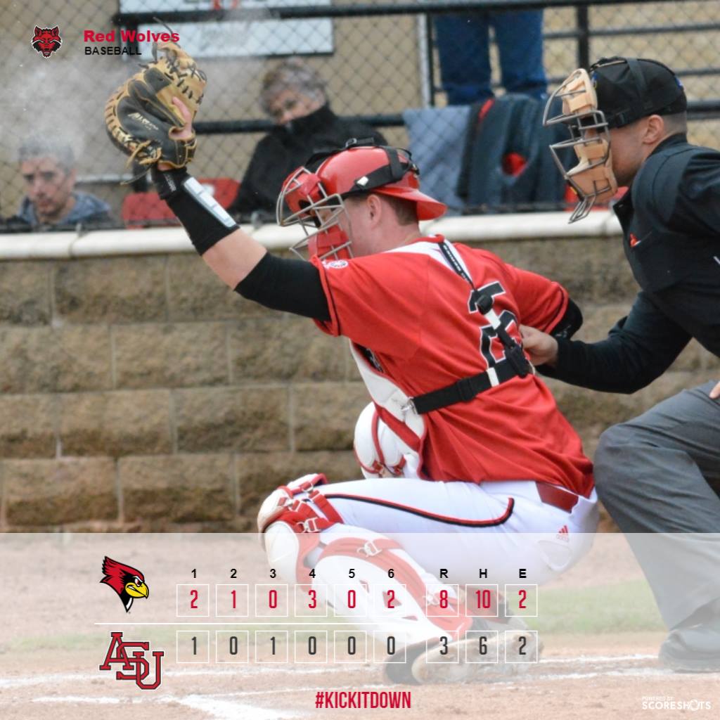 Arkansas - End 6 | After six innings at #TheTom the Red Wolves trail ...