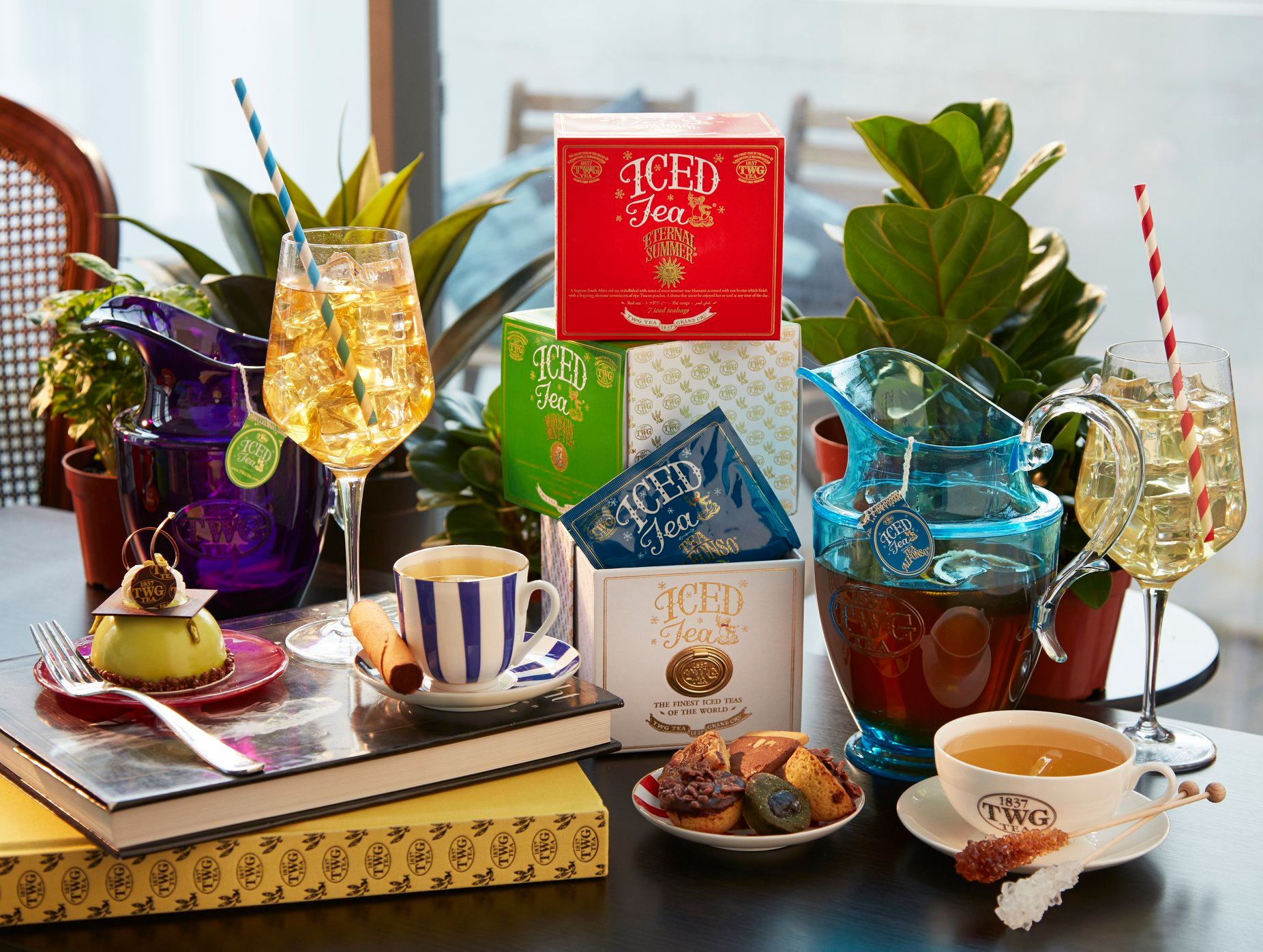 The iced tea collection comes in fifteen varieties of whole tea