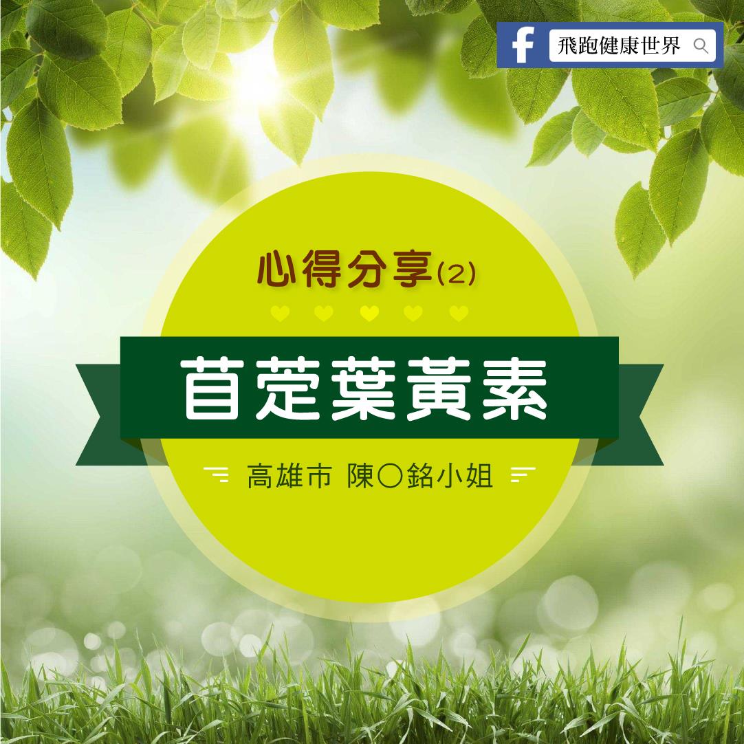 飛跑保健專家 - 💟心得分享(二)💟高雄市 陳 銘小姐 比較了許多家知名廠商，發現飛跑的苜萣裡頭的成分很天然，包括葉黃素、山桑子、小米草 ...