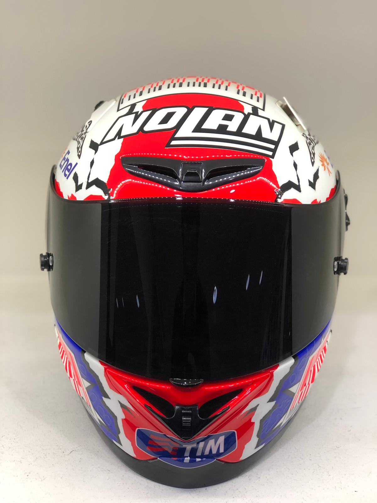 casey stoner nolan helmet 2012 2009 Race Used X-802 Ducati MotoGP New Nolan X-803 Helmet Honors