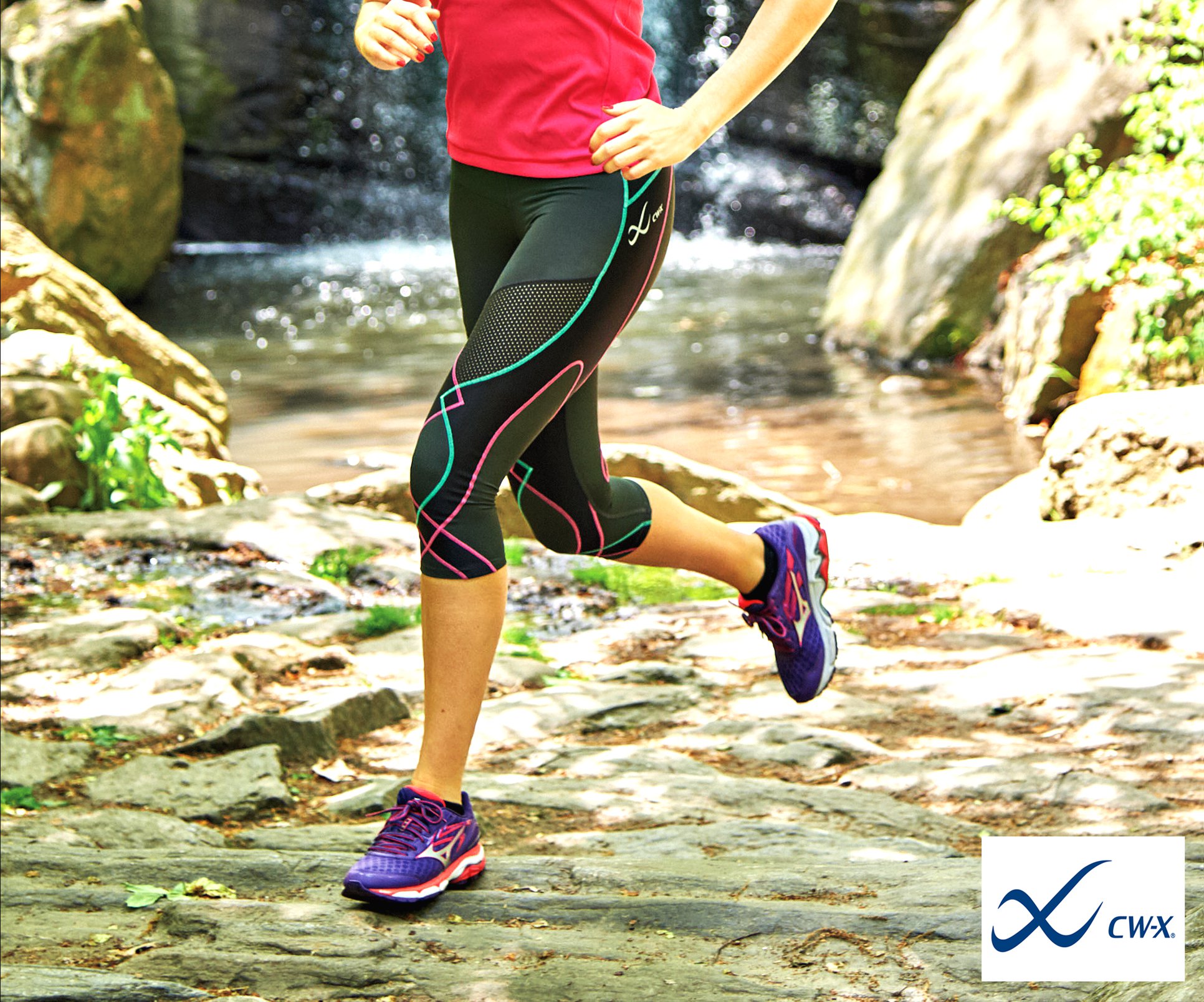 CW-X Stabilyx Ventilator tights are designed for athletes seeking