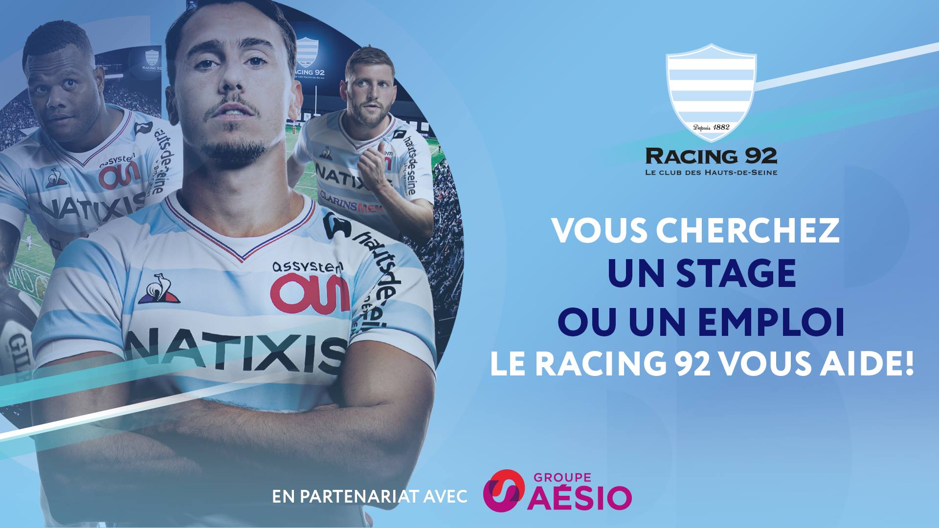 Racing 92 - 💼🎓 Le Racing 92 & l'association des anciens joueurs Ciel ...