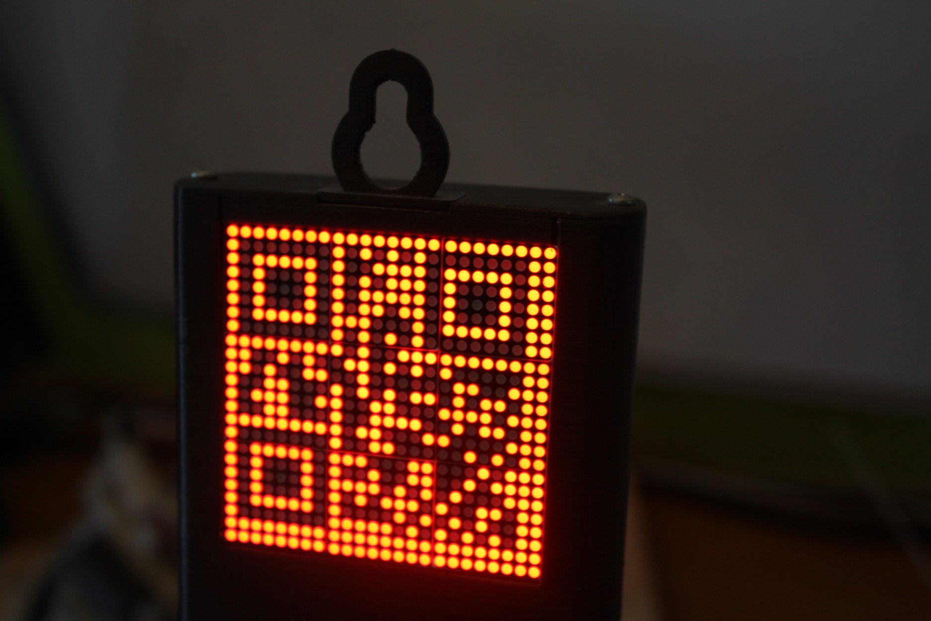 LED QR Code 時鐘! Source:... - 方碼 QR Code 應用與開發