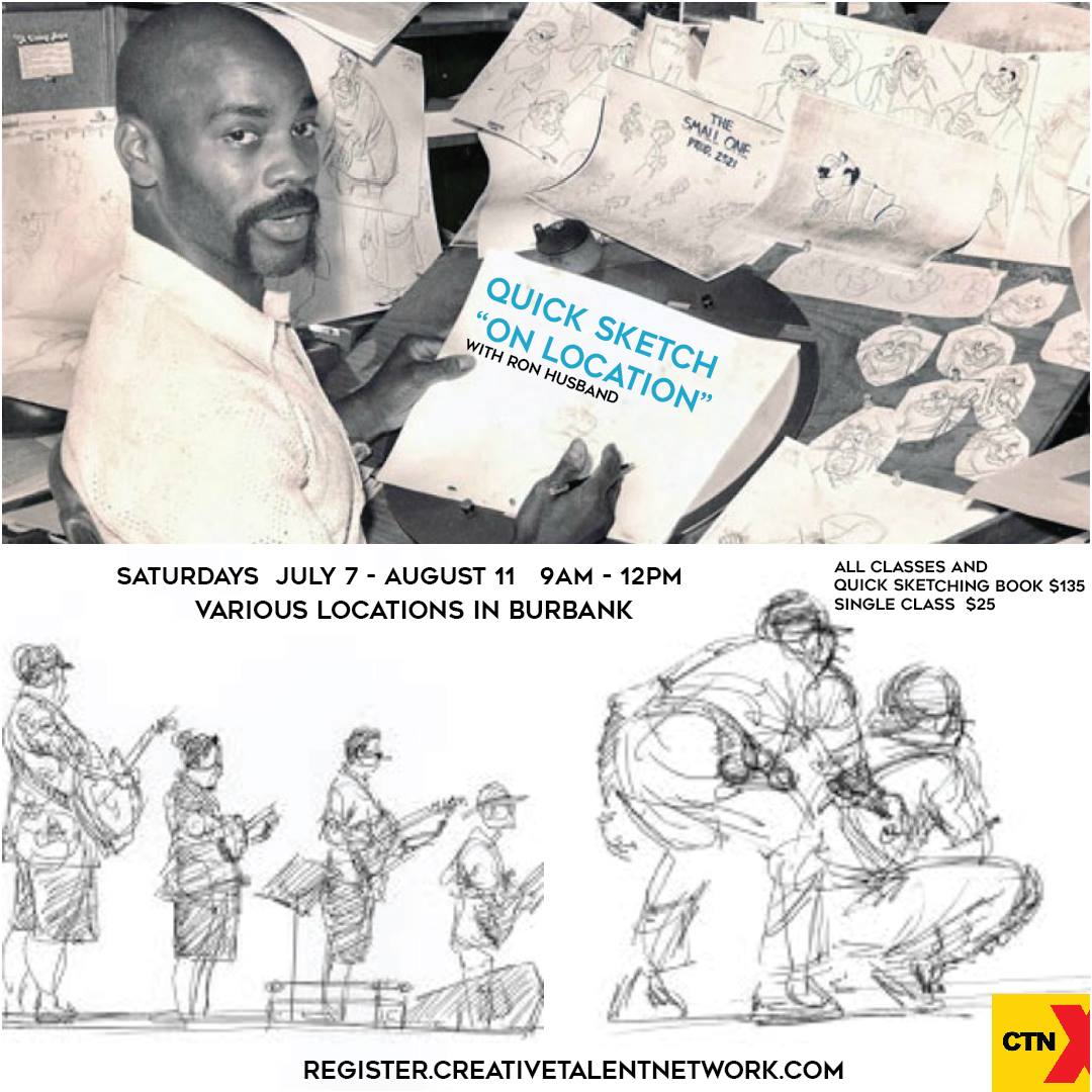 The Creative - Quick Sketch with Ron Husband “On Location” - Go on