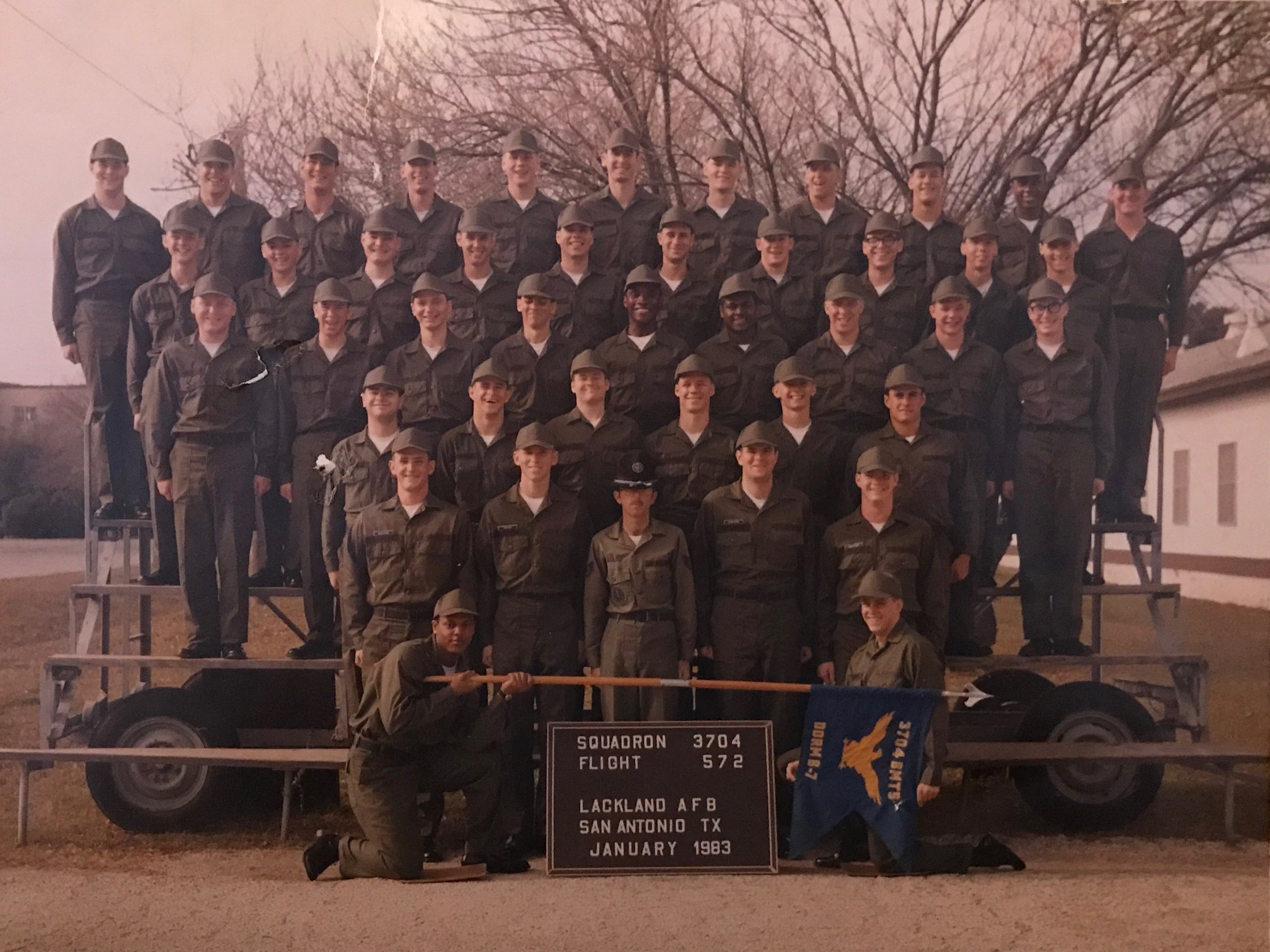 New photo posted to the website: 1983,Lackland AFB,Squadron 3704