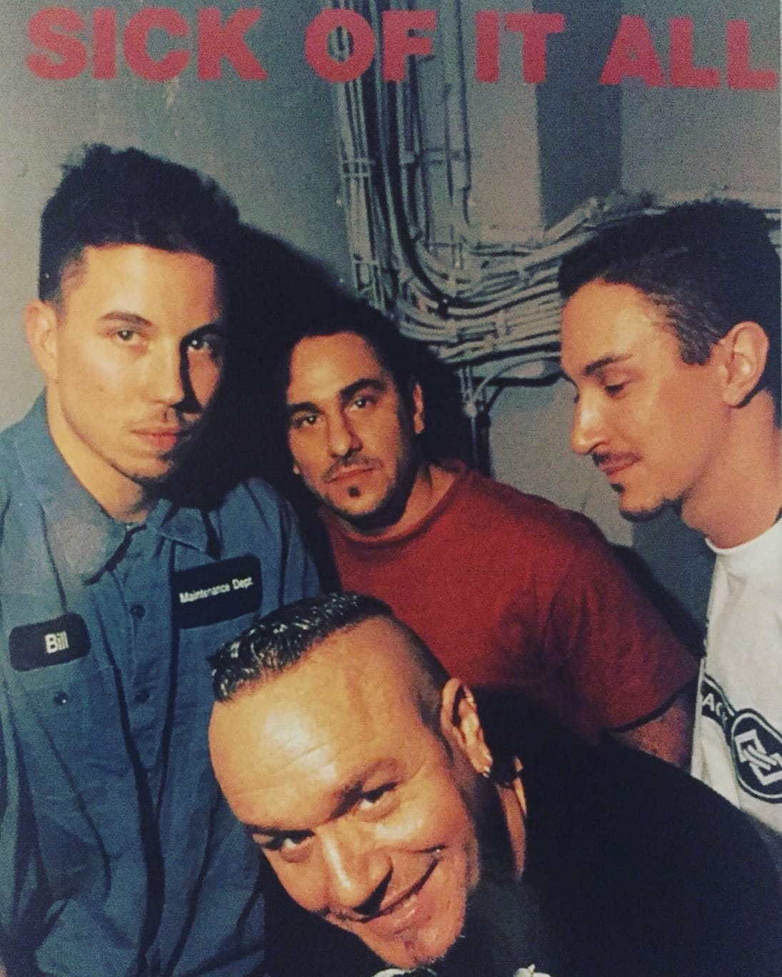 Sick - Flashback! 90s old school Japanese Sick Of It All postcard