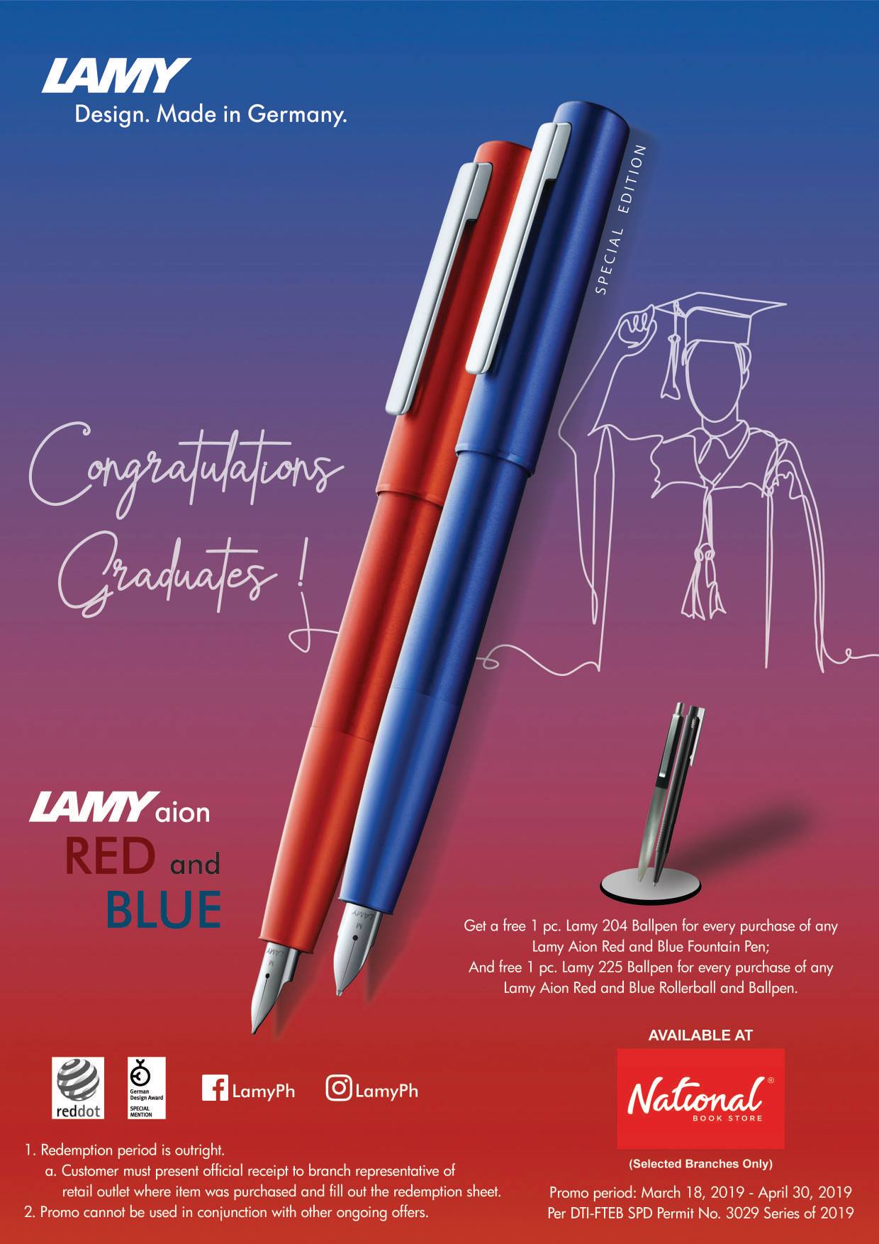 These LAMY pens are the perfect companion for your next chapters 