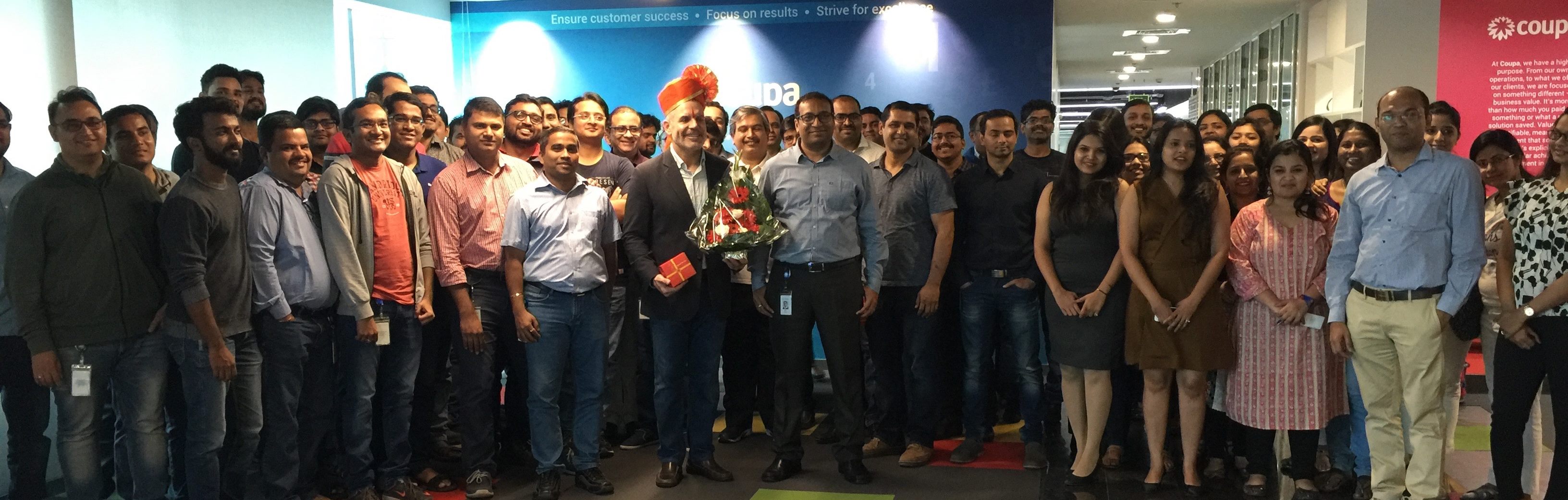 Coupa Software - Coupa Pune team welcomes Mark Riggs,...
