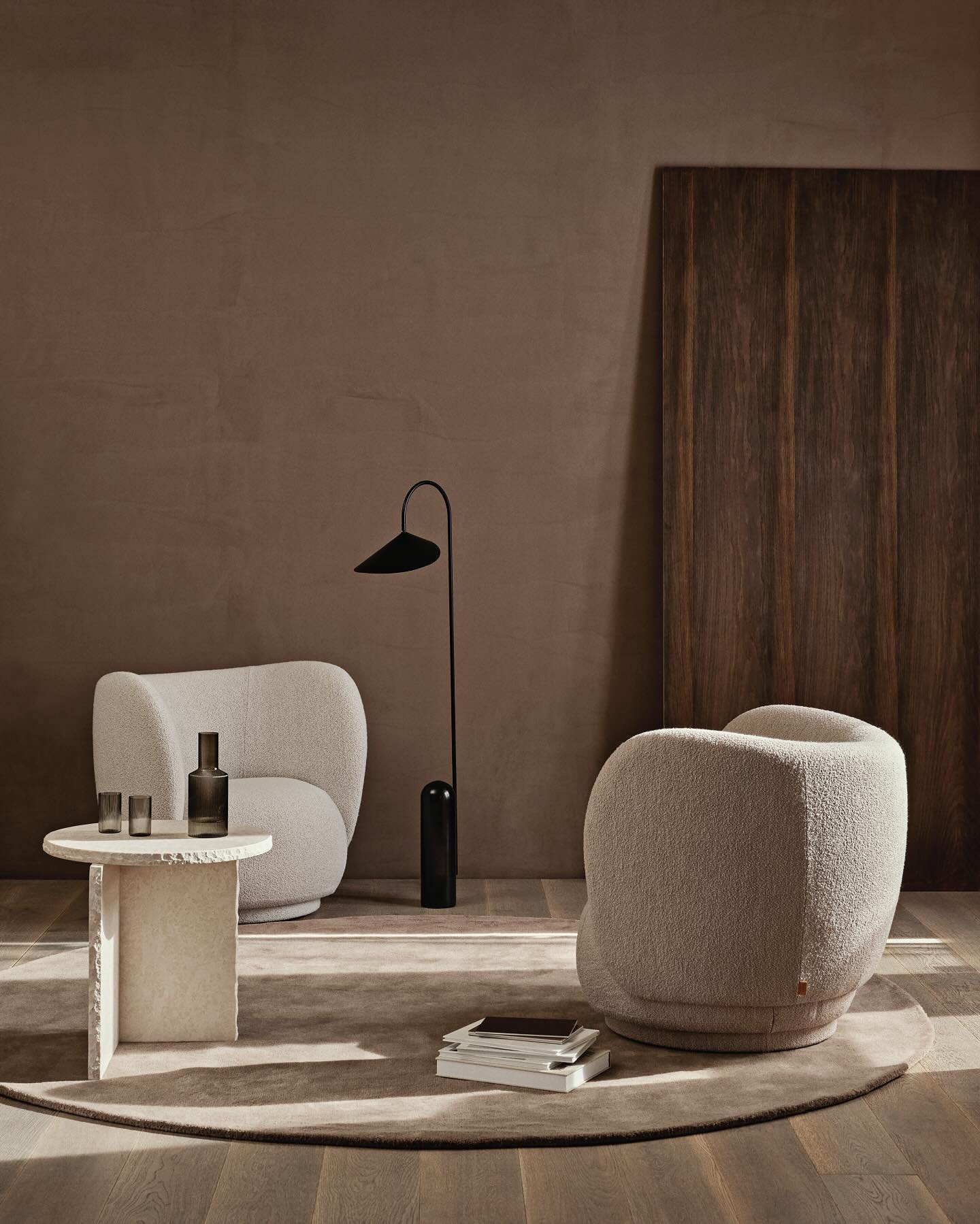 Ferm Living - The Rico Series welcomes curves and volumes into a ...