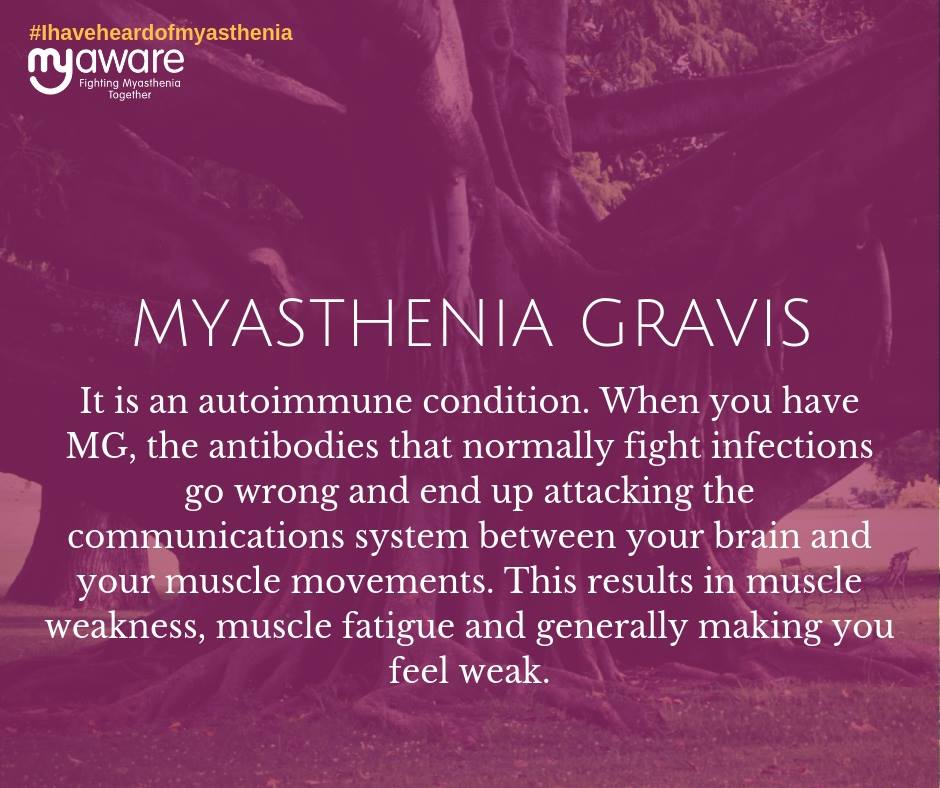 MG is the most... - Myaware Fighting Myasthenia Together | Facebook