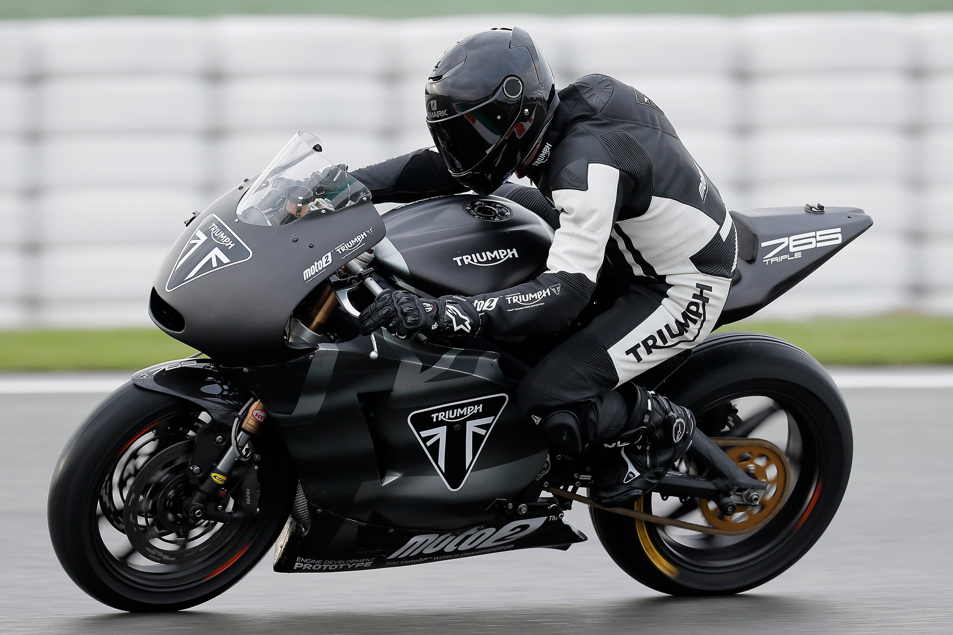 A young Johann Zarco in the first steps of his career in the Moto2