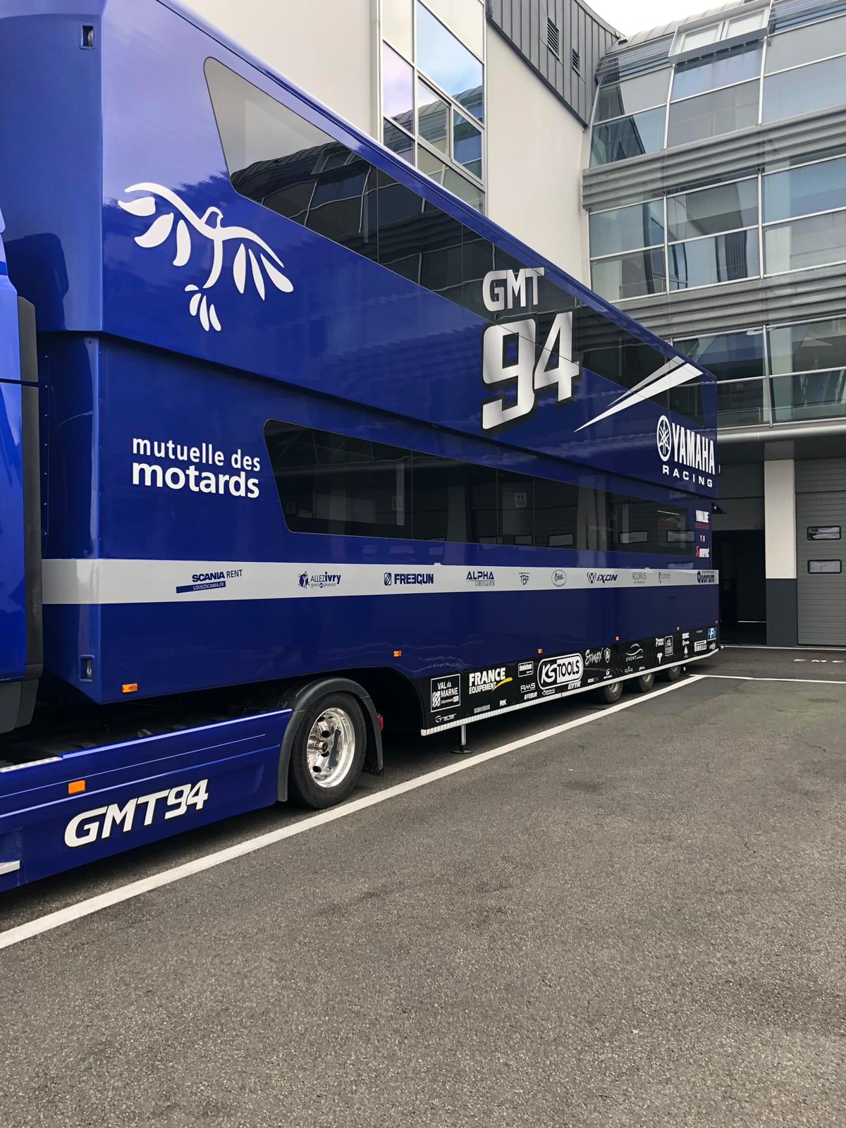 GMT94 Yamaha - #FRAWorldSBK D-4. GMT94 sets up on the... | Facebook