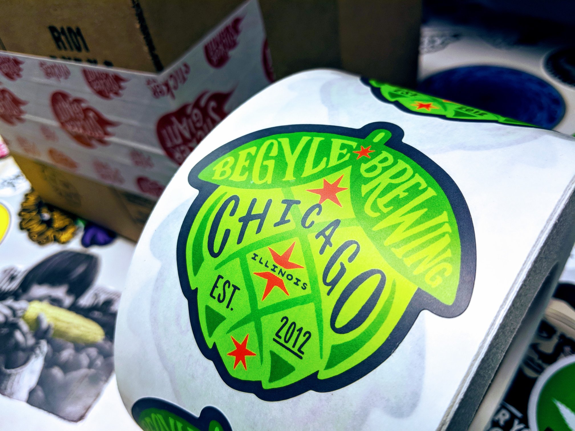 StickerGiant - Custom logo stickers on a roll for Begyle...