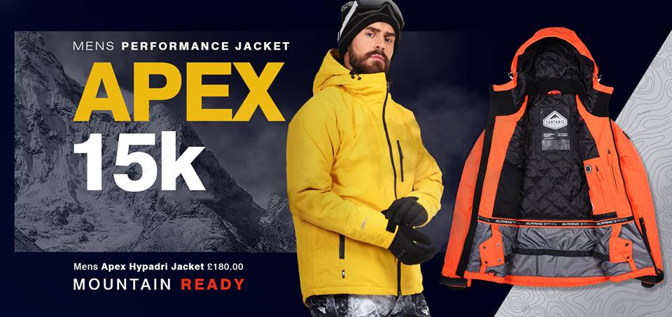 GoneSkiing - The new Surfanic men’s performance jacket, Apex 15K is ...