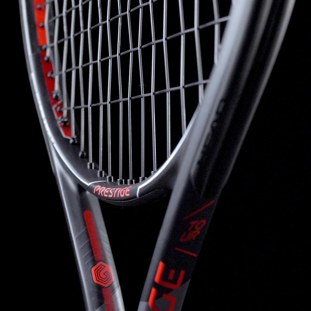 The all new HEAD Prestige Tour Racquet. A bigger sweet spot for