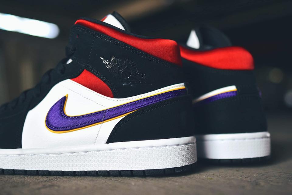 NIKE AIR JORDAN 1 MID SE レイカーズ top3 26.5 Air Jordan 1 Mid SE “Lakers Top 3”