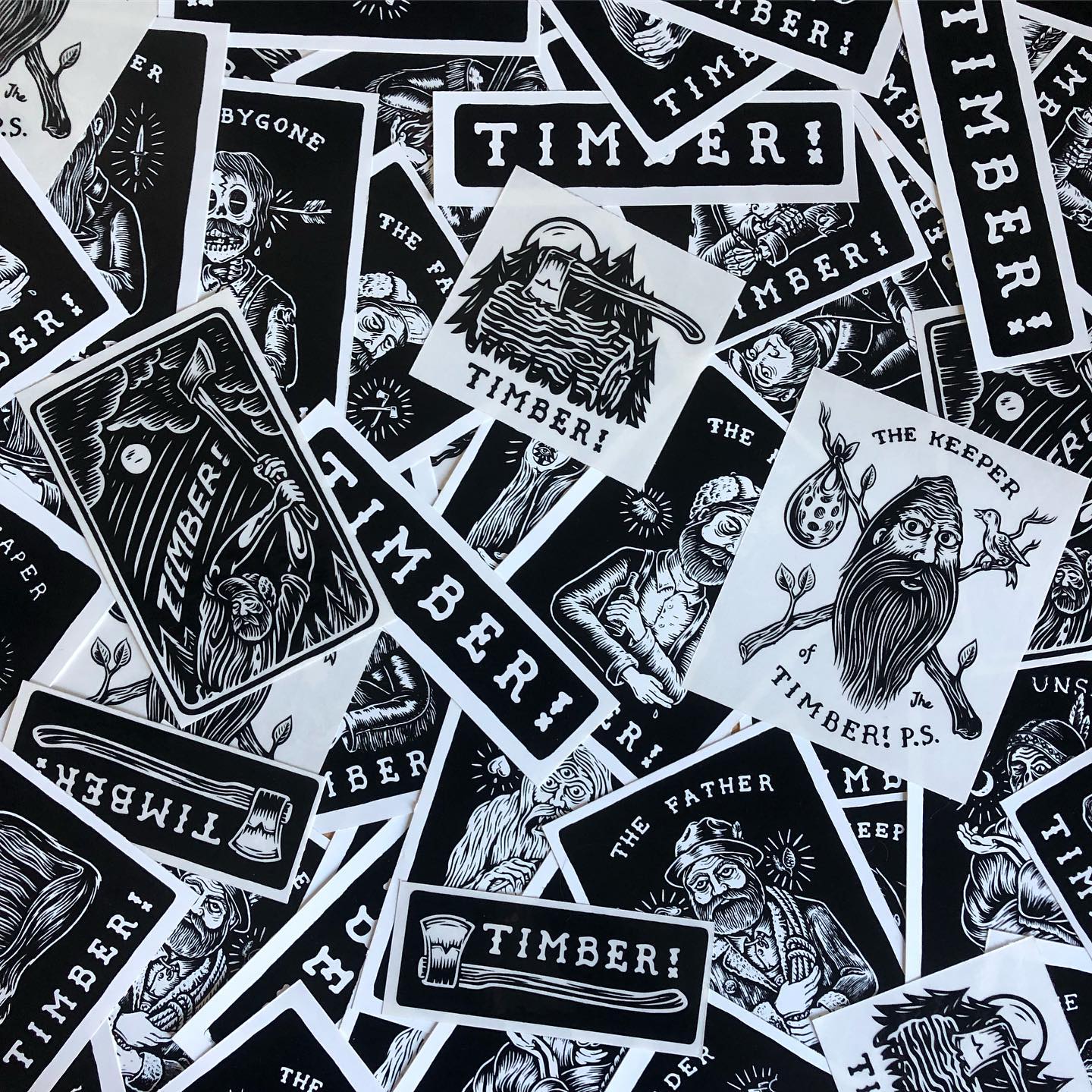 TIMBER! - NEW!!! Sticker pack available in my store. 13...