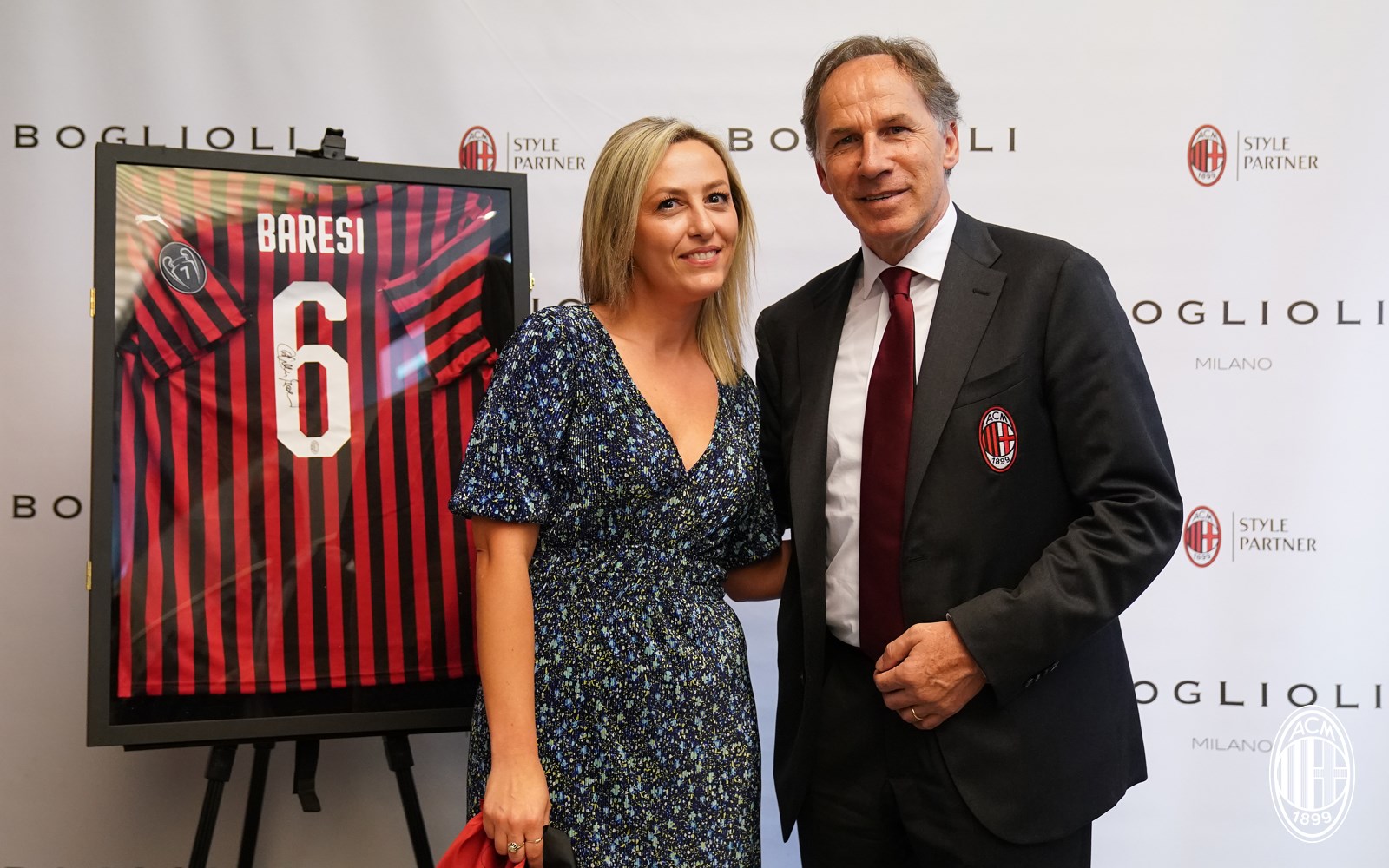 AC Milan - 🔴⚫ Franco Baresi visiting Boglioli Boutique in...
