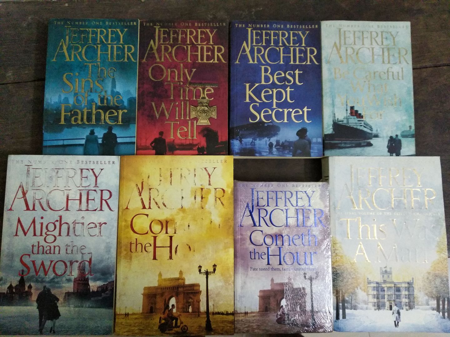 My small collection of the magnificent Jeffrey Archer's novels.