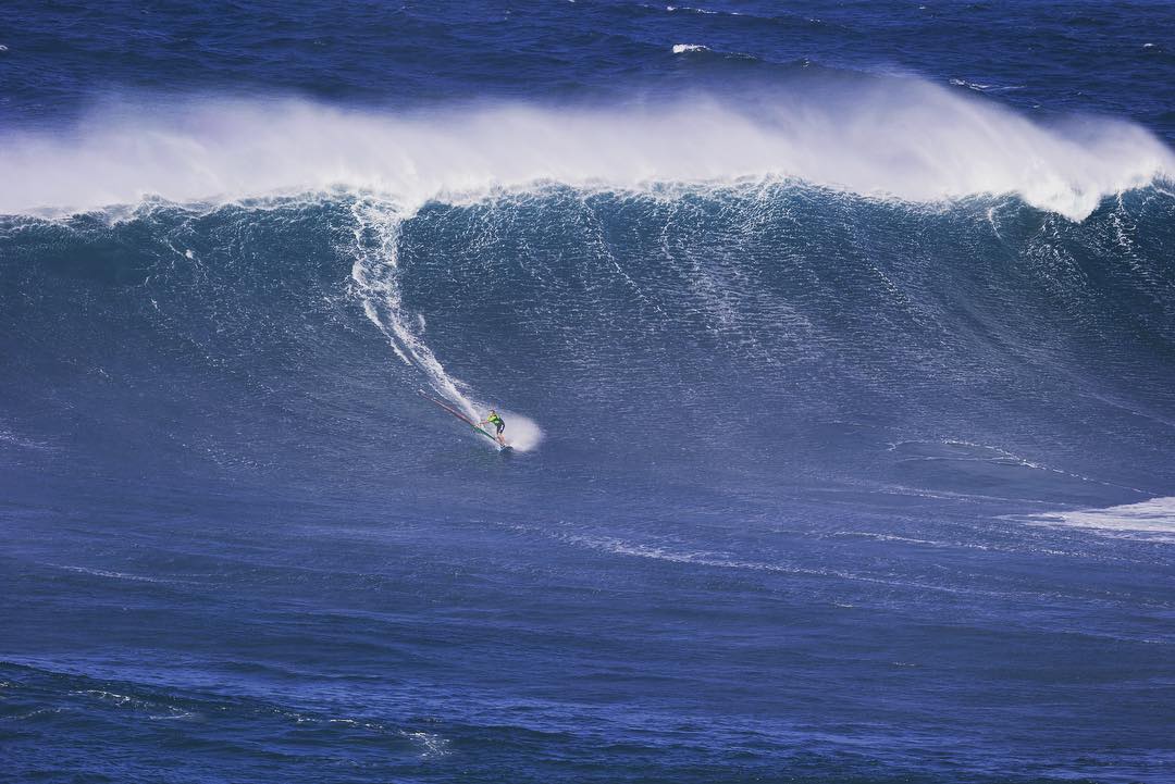 Unseen surfing photos from Jaws by Dan Merkel