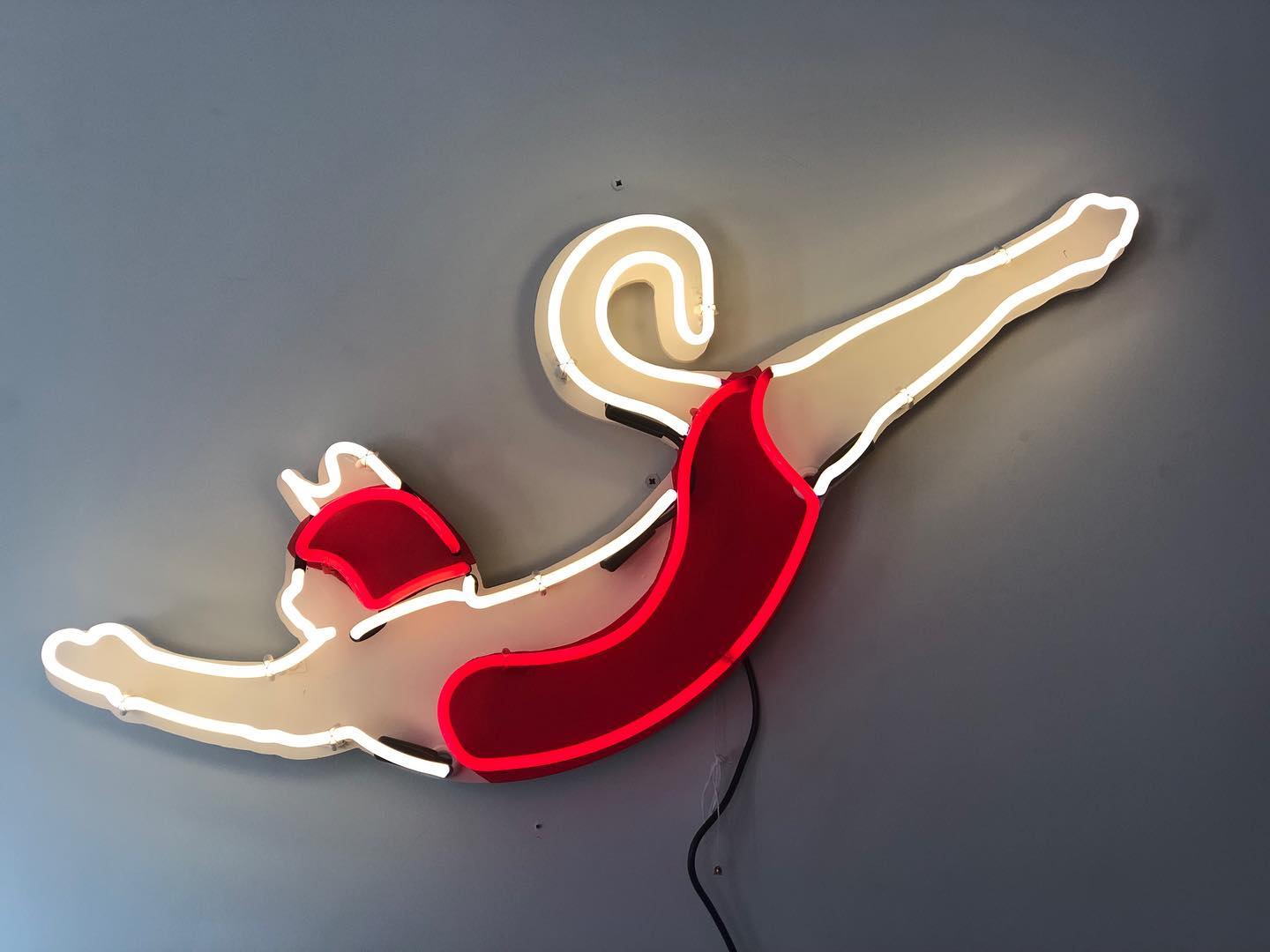Museum of Neon Art - Happy Caturday! This neon cat diver is inspired by ...