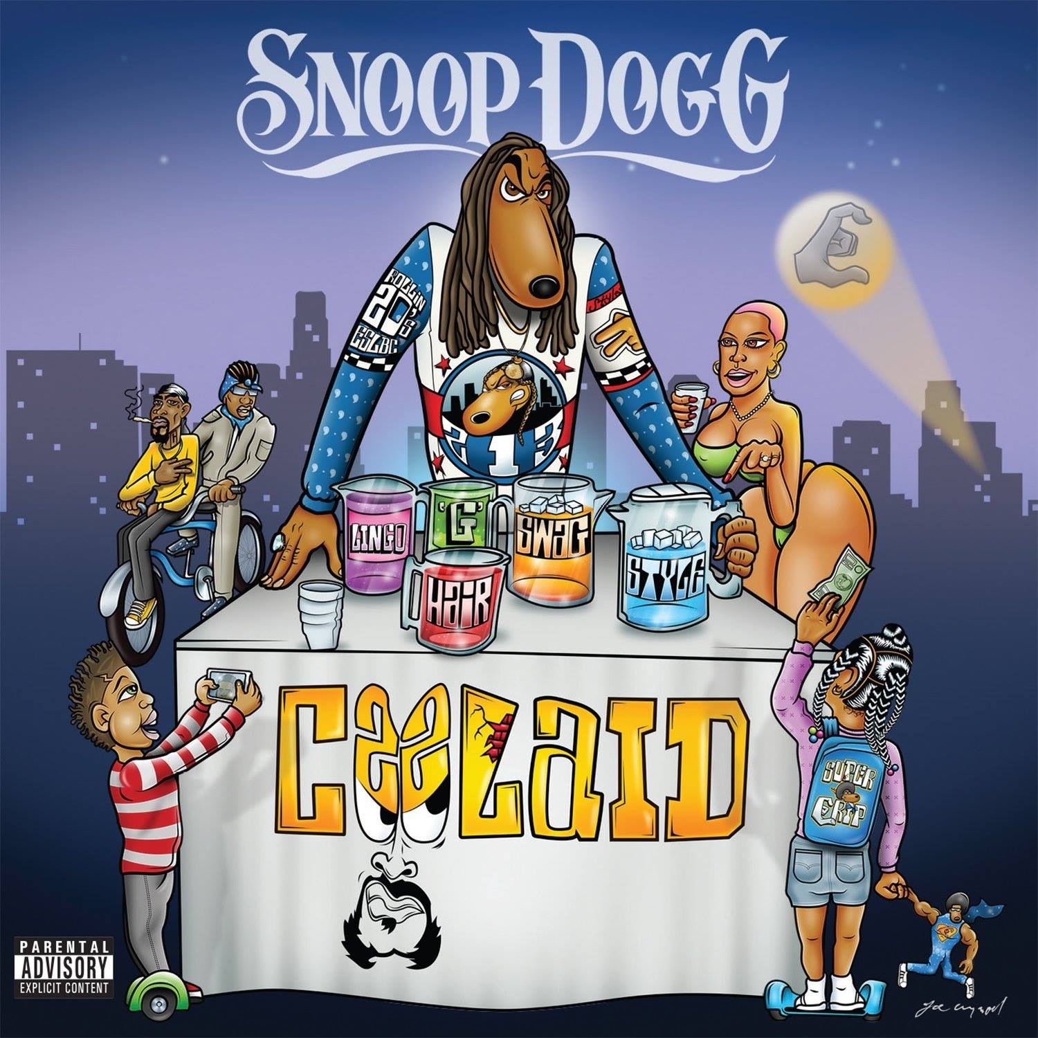 OG JOECOOL!! THE ORIGINAL ART OF DOGGY STYLE CD COVER !!