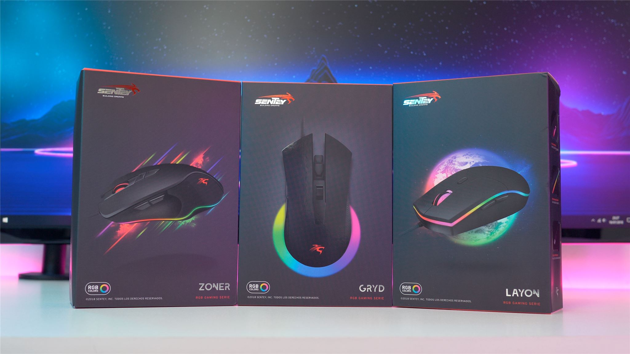 Sentey - La nueva serie de Gaming Mouse RGB de Sentey!... | Facebook