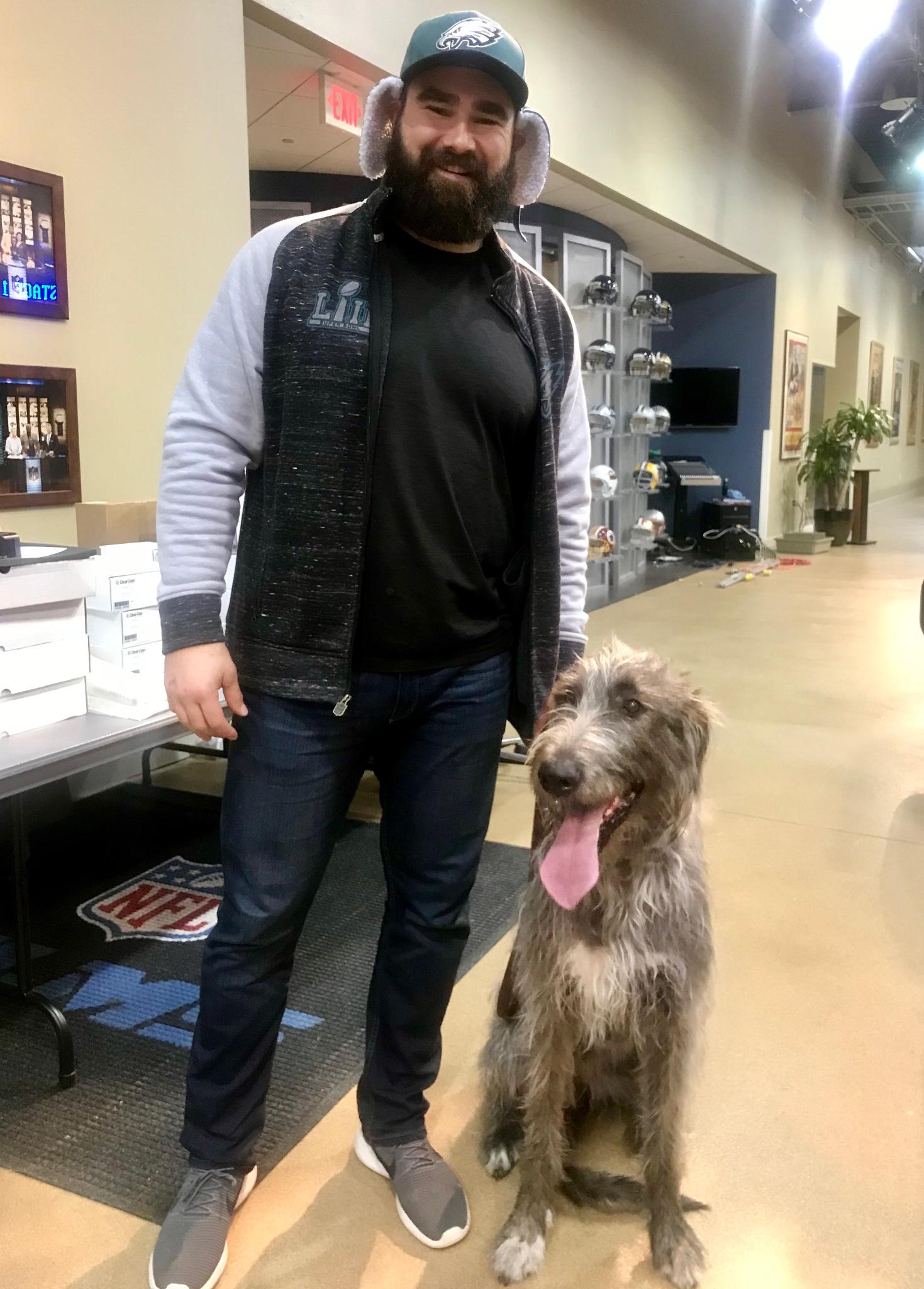 NFL Films - No dog mask today... just Jason Kelce's actual dog. The SB ...