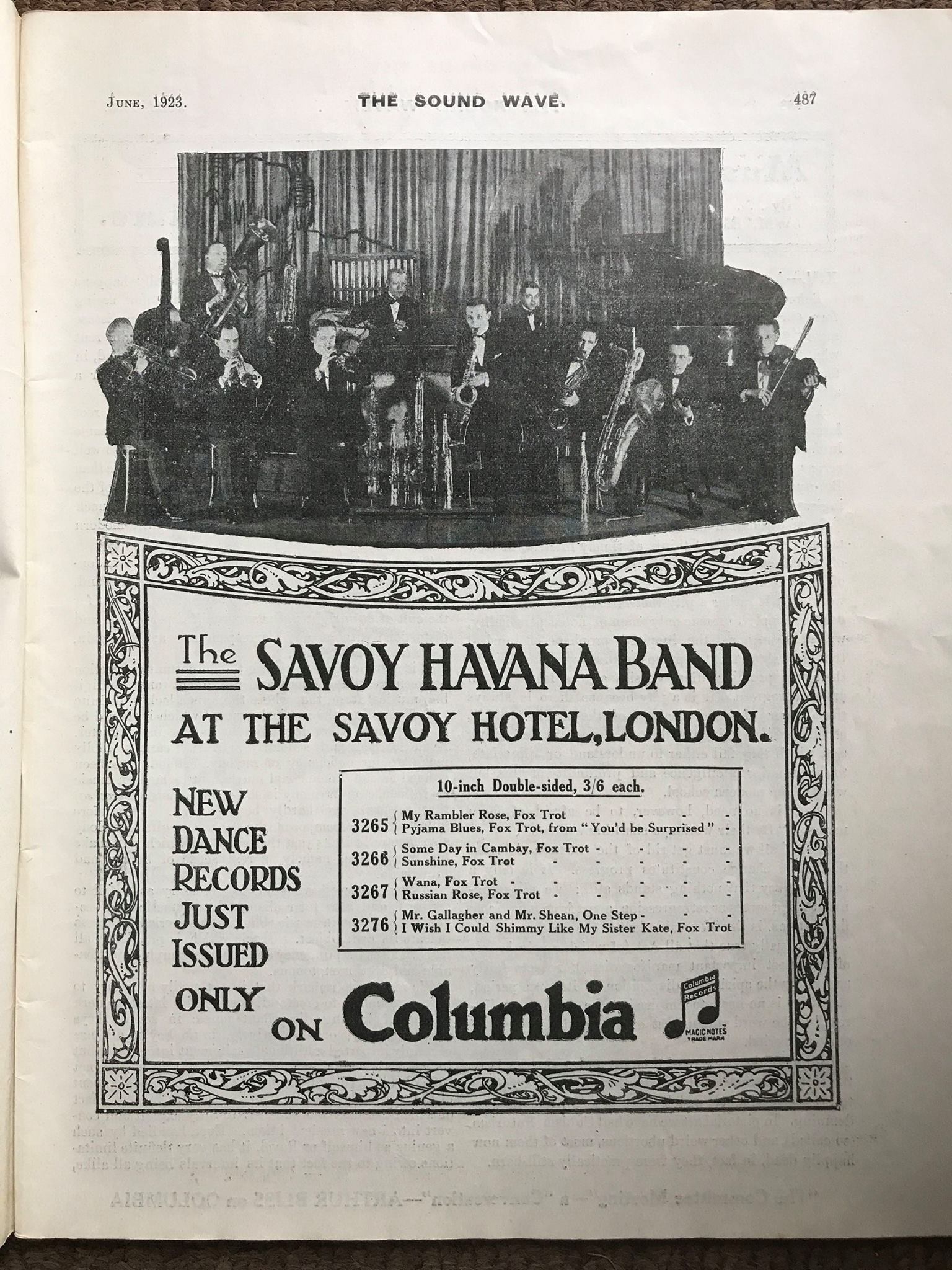 MARK BERRESFORD RARE RECORDS - Photos of the Savoy Havana Band under ...