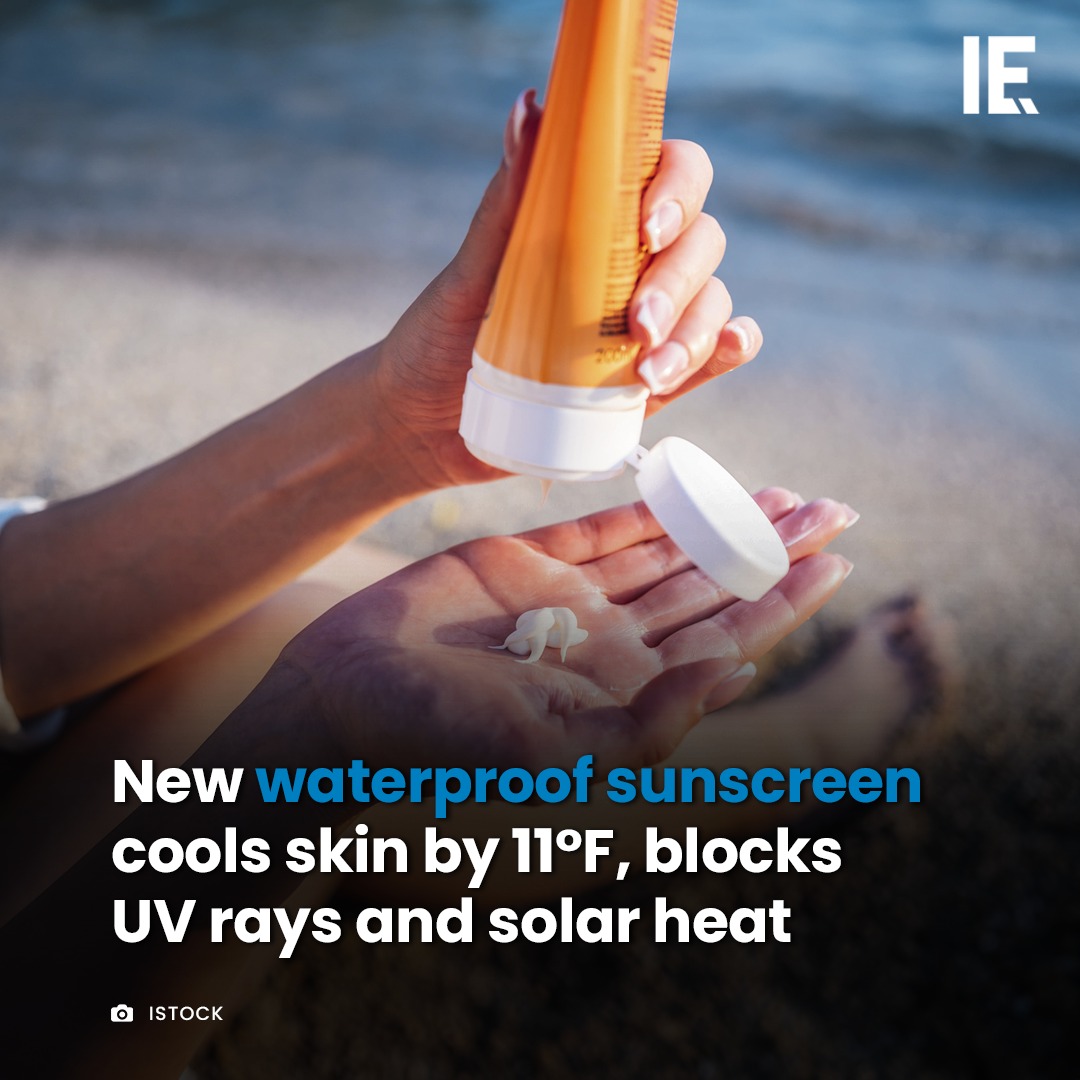 This new cooling sunscreen... - Interesting Engineering