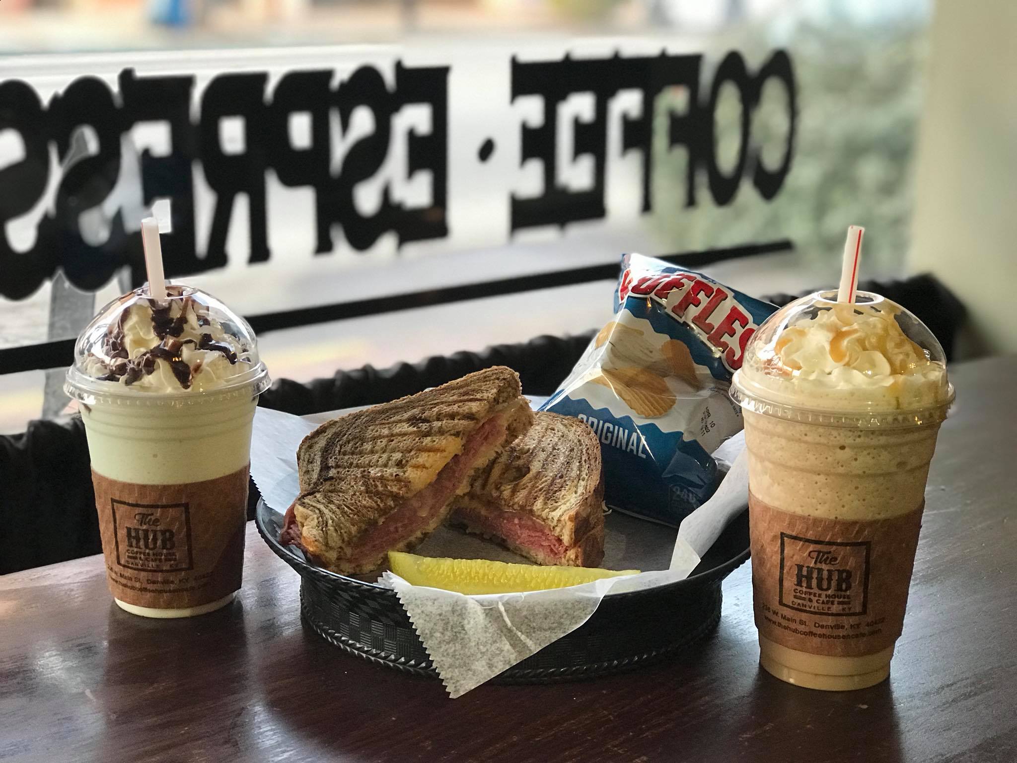 The Hub Coffee House and Cafe - Shamrock Shake, Red Rueben Sandwich ...