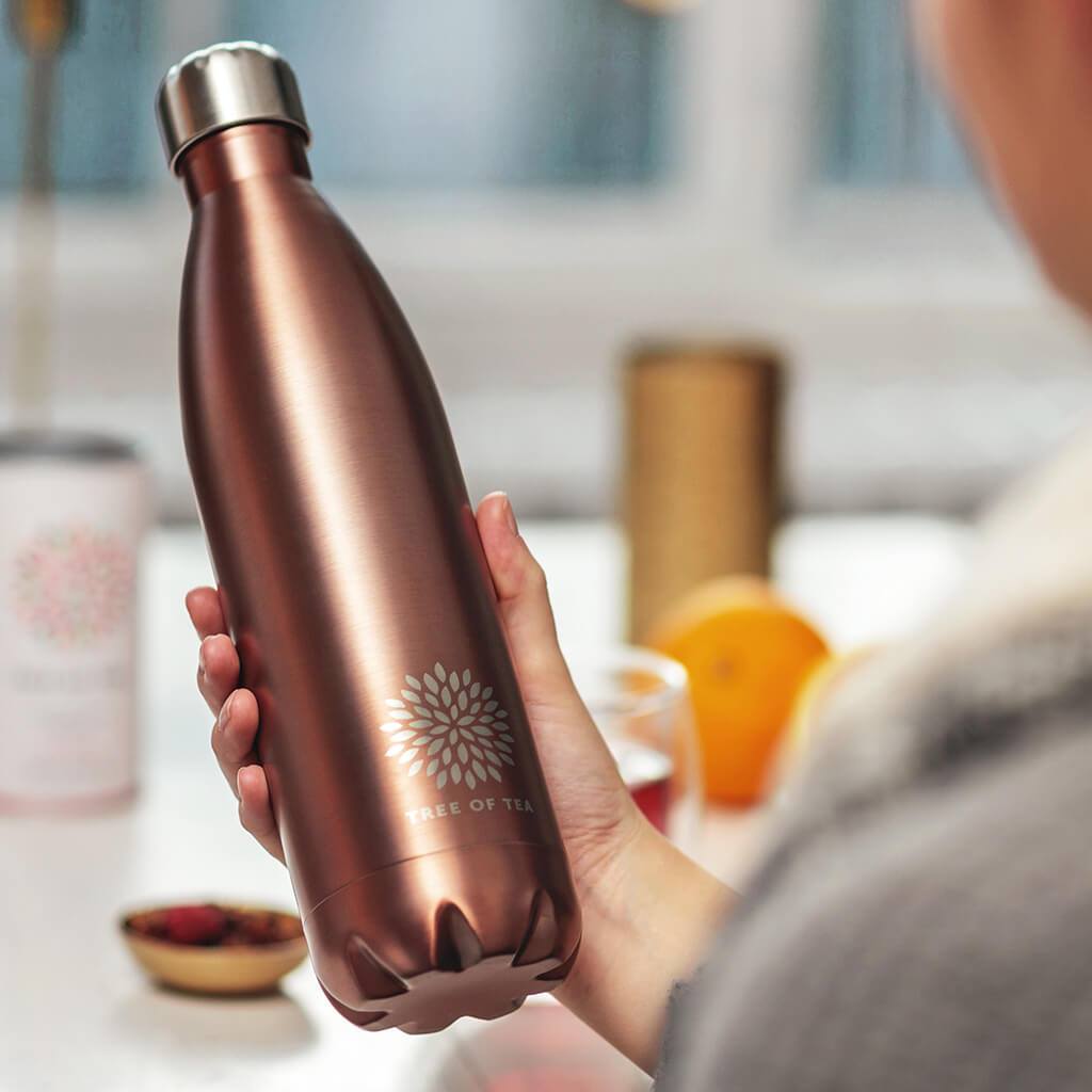 Neu in unserem Shop findet Ihr jetzt auch die Thermo-Bottle von Tree of Tea. Die Flasche hält Eure Getränke bis zu 12h warm und 24h kühl. →www.mymuesli.com/thermosflasche