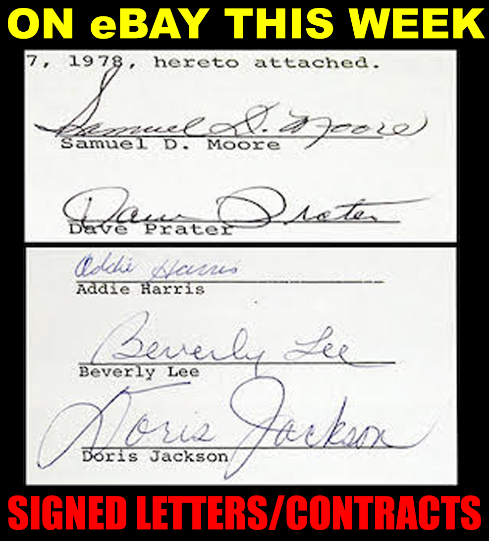Just - ENDING TODAY ON eBAY FROM Just Kids Nostalgia:SIGNED LETTERS ...
